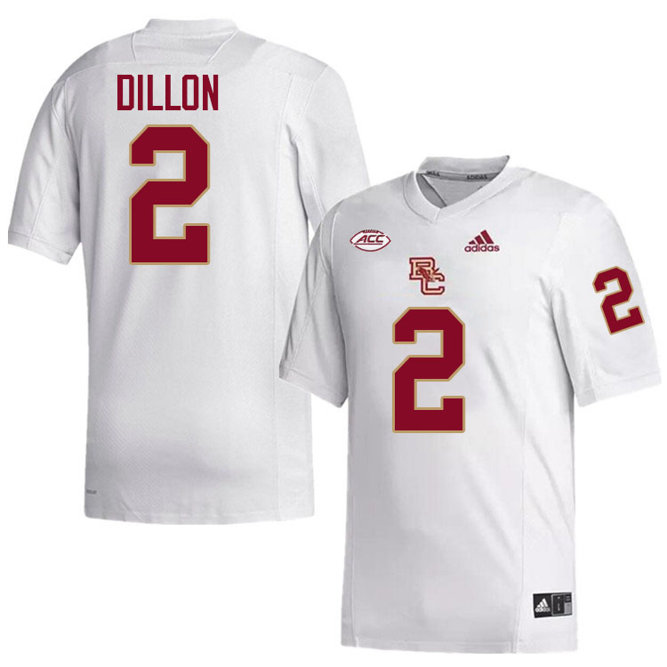 AJ Dillon Jersey,#2 AJ Dillon Boston College Eagles Football Jersey,Uniforms-White AJ Dillon Jersey,#2 AJ Dillon Boston College Eagles Football Jersey,Uniforms-White